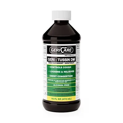 Geri-Care - QRDM-16-GCP Geri-Care® Guaifenesin / Dextromethorphan Cold and Cough Relief