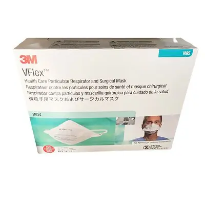 3M Company - 1804 3M™ VFlex™ Health Care Particulate Respirator and Surgical Mask