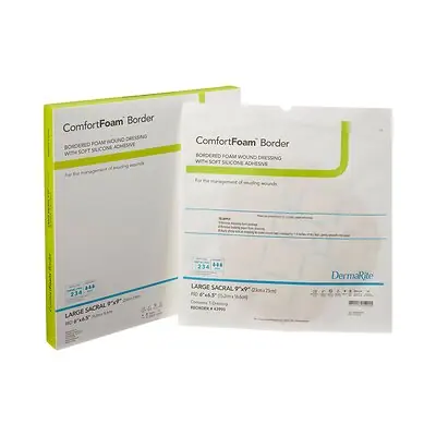 Sion Brands LLC - 43990 ComfortFoam™ Bordered Foam Wound Dressing w/ Soft Silicone Adhesive