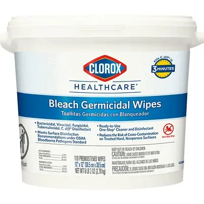 The Clorox Company - 30358 Clorox Healthcare® Bleach Germicidal Wipes