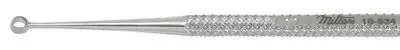 Integra Lifesciences - 18-534 Chalazion Curette Miltex® Heath 4 Inch Length Round Knurled Handle Size 2 Tip Sharp Edge / Blunt Edge Round Fenestrated Tip