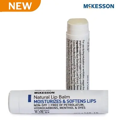 McKesson Brand - 140-15 Lip Balm McKesson 0.15 oz. Balm Tube Unflavored