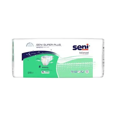 TZMO USA Inc - S-XL25-BP1 Seni® Super Plus Overnight Heavy Absorbency Incontinence Brief