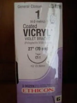 J & J Healthcare Systems - J341H Coated Vicryl™ Suture with Needle