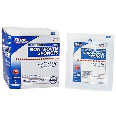 Dukal - 7224 Clinisorb Sterile Nonwoven Sponge