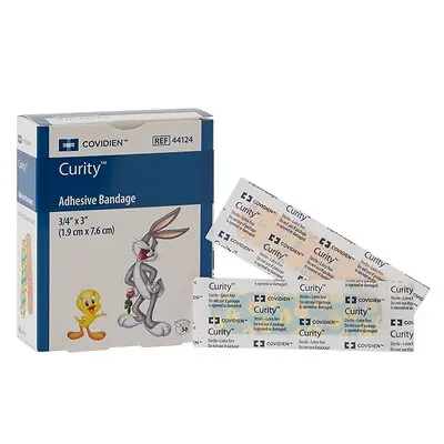 Cardinal - 44124 Curity™ Assorted Looney Tunes Adhesive Strip