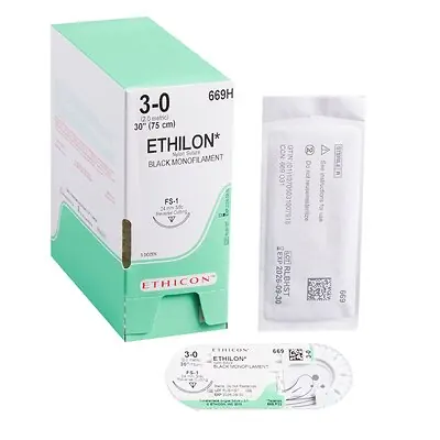 J & J Healthcare Systems - 669H Ethilon™ Suture with Needle