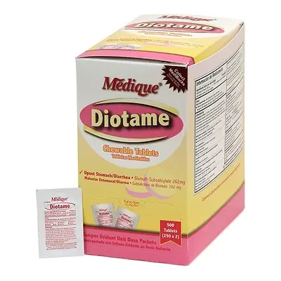 Medique Products - 22013 Diotame® Bismuth Subsalicylate Anti-Diarrheal