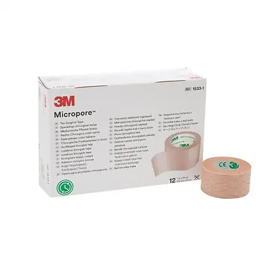 Solventum Corporation - 1533-1 3M™ Micropore™ Paper Medical Tape