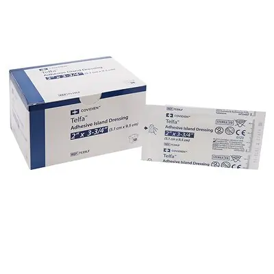 Cardinal - 7539LF Telfa™ White Adhesive Strip