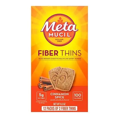 Procter & Gamble - 03700074092 Metamucil® Fiber Supplement Cinnamon Spice Flavor Wafer