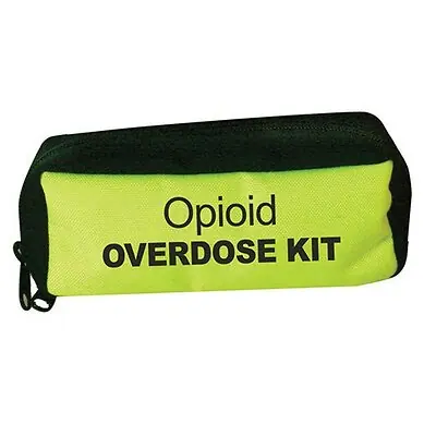 Fleming Industries - 36010-SY Opiod Overdose Bag Iron Duck® Yellow / Black 1000 Denier Nylon 7-1/2 X 3-1/2 X 2 Inch