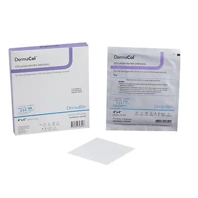 Sion Brands LLC - 00303E DermaCol™ Collagen Dressing 4 x 4 Inch