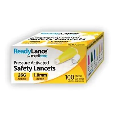 ASP Global LLC - 804 Safety Lancet ReadyLance™ 26 Gauge Retractable Pressure Activated Finger