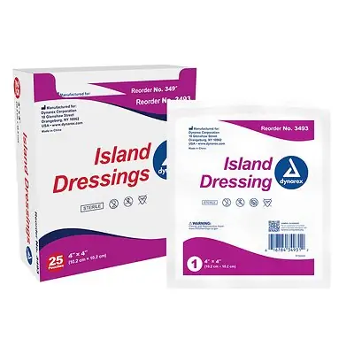 Dynarex - 3493 dynarex® White Adhesive Dressing