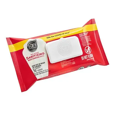 Professional Disposables - M30472 Sani Professional® Surface Disinfectant Cleaner Wipe