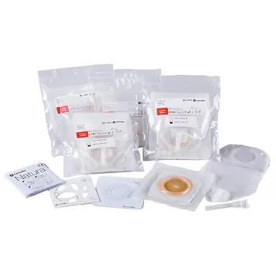 ConvaTec - 423551 Ostomy Pouch Natura® One-Piece System Trim To Fit 2-1/4 Inch Stoma Drainable