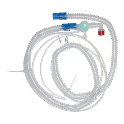 Sunset Healthcare - VC1001 Ventilator Circuit Corrugated Tube 72 Inch Tube Single Limb Adult Without Breathing Bag Single Patient Use Active Circuit