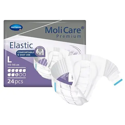 Hartmann - 165473 MoliCare® Premium Elastic 8 Drop Absorbency Incontinence Briefs