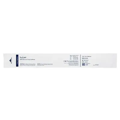 HR Healthcare - SS1810 Foley Catheter TruCath® 2-Way Standard Tip 10 mL Balloon 18 Fr. Silicone
