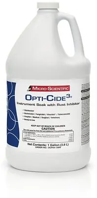 Micro Scientific Industries - OCP04-128RI Instrument Presoak with Rust Inhibitor Opti-Cide3® RI Liquid 1 gal. Jug Alcohol Scent