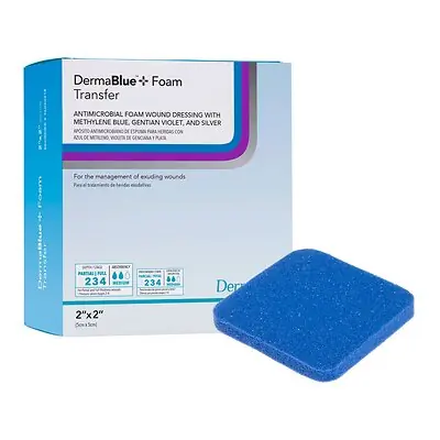 Sion Brands LLC - 76020214 DermaBlue+™ Foam Silver Foam Dressing