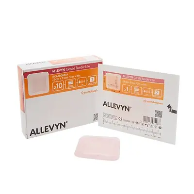 Smith & Nephew - 66800834 Allevyn Gentle Border Lite Silicone Foam Dressing