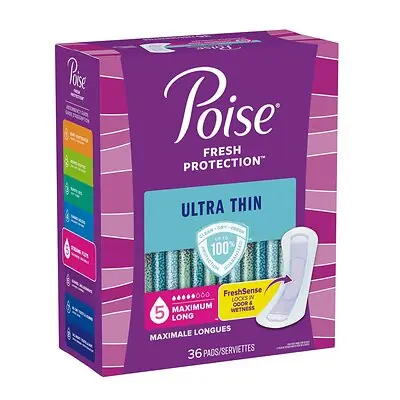 Kimberly Clark - 54352 Poise® Fresh Protection™ Ultra Thin Pads