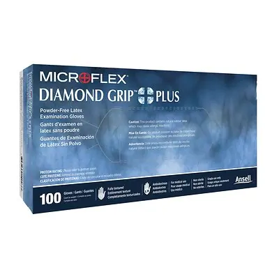 Microflex Medical - DGP-350-L Microflex® Diamond Grip Plus™ Latex Gloves
