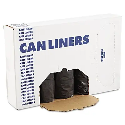 Essendant Co-United Stationers - BWK3858H Trash Bag Boardwalk® 60 gal. 0.65 mil 38 X 58 Inch Black Heavy Duty Star Seal Bottom Coreless Roll