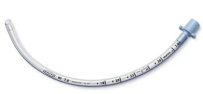 ICU Medical FKA Smiths Medical - 100-127-080 Uncuffed Endotracheal Tube Portex® Curved 8.0 mm ID Adult Murphy Eye