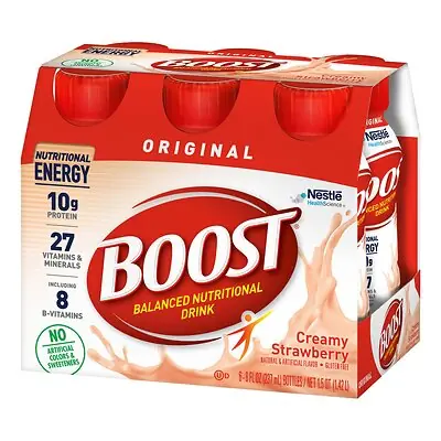 Nestle Clinical Nutritional - 00041679676363 Boost® Original Strawberry Balanced Nutritional Drink
