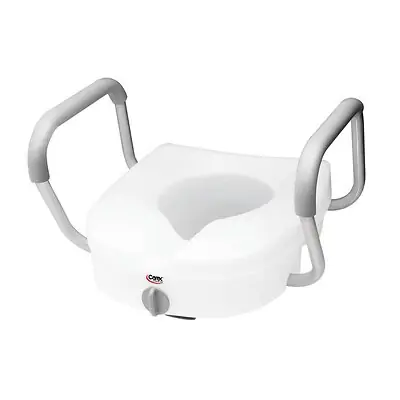 Drive DeVilbiss Healthcare - FGB311C0 0000 Carex® E-Z Lock™ Raised Toilet Seat with Armrests