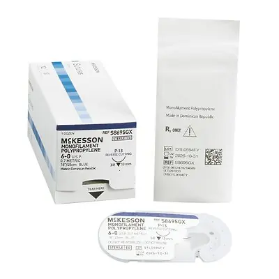 McKesson Brand - S8695GX McKesson Suture with P-13 Needle