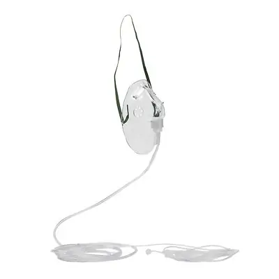 Medline - HUDRHO41U Oxygen Mask Elongated Style Adult Adjustable Head Strap
