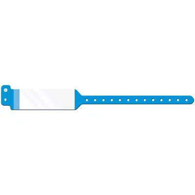 PDC Healthcare - WBSHDA-2 Identification Wristband with Shield Conf-ID-ent™ Patient ID Band Permanent Snap Without Legend