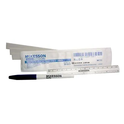 McKesson Brand - 19-0772 Medi-Pak™ Performance Plus Fine/Regular Tip Surgical Skin Marker