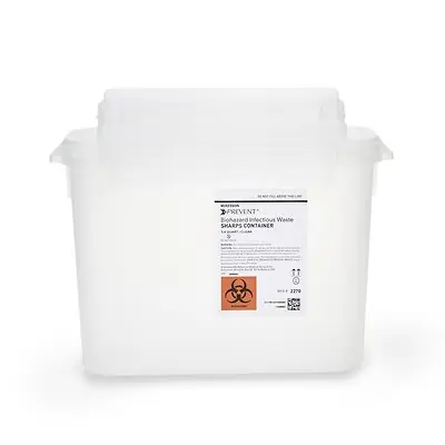 McKesson Brand - 2270 McKesson Prevent® Clear Sharps Container