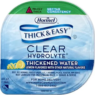 Lyons Magnus LLC - 23061 Thick & Easy® Hydrolyte® Nectar Consistency Lemon Thickened Water