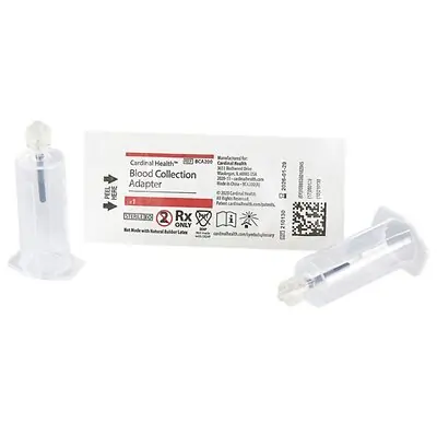 Cardinal - BCA200 Blood Transfer Device with Luer Lock Adapter Cardinal Health™ For Blood Collection Tubes / Long-neck Blood Culture Bottles