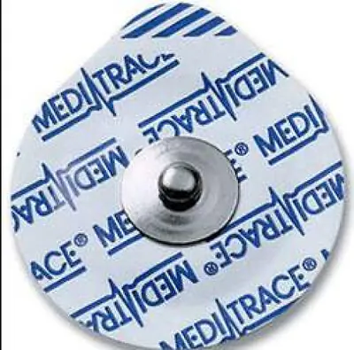 Cardinal - 31118733 ECG Stress Electrode Snap Connector Conductive Adhesive Gel Foam Backing Adult Non-Radiolucent 100 per Pack