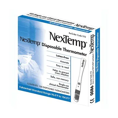 Medical Indicators - 1112-20 NexTemp® Single Patient Skin Thermometer