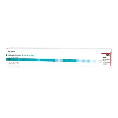McKesson Brand - 16-SFOL3018 McKesson Silicone Foley Catheter