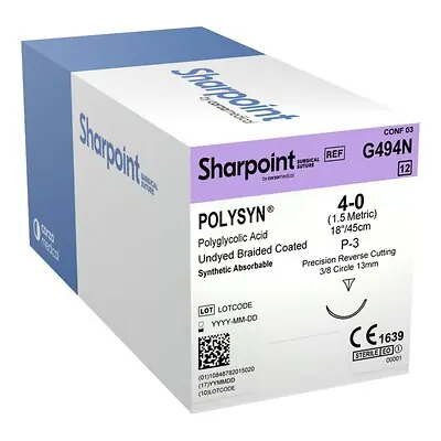 Surgical Specialties - G494N PolySyn™ Suture with Needle