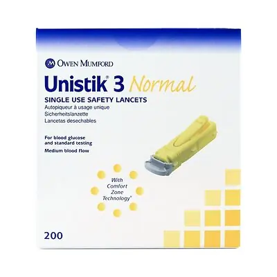 Owen Mumford - AT 1004 Unistik® 3 Normal Safety Lancet