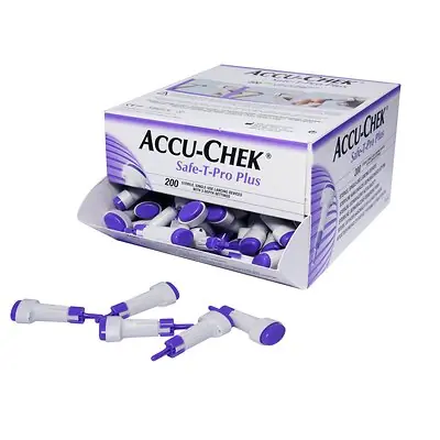 Roche Diagnostics - 03448622001 Accu-Chek® Safe-T-Pro® Plus Safety Lancet