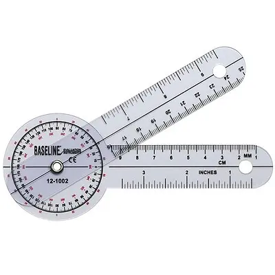 Fabrication Enterprises - 12-1002 Baseline® 360° Head Plastic Goniometer