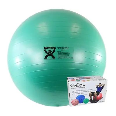 Fabrication Enterprises - 30-1846 CanDo® Inflatable Exercise Ball Economy Set