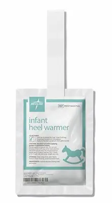 Medline - MDS138007 Instant Infant Heel Warmer Medline Heel One Size Fits Most Plastic Cover / Gel Disposable