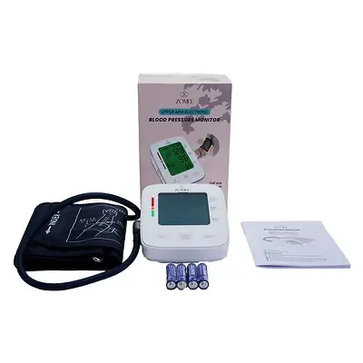 Zev Supplies Corp - ZBPM-XL Home Automatic Digital Blood Pressure Monitor Zomee Extra Large Cuff Arm Nylon Cuff 16.5 to 21 Inch Desk Model